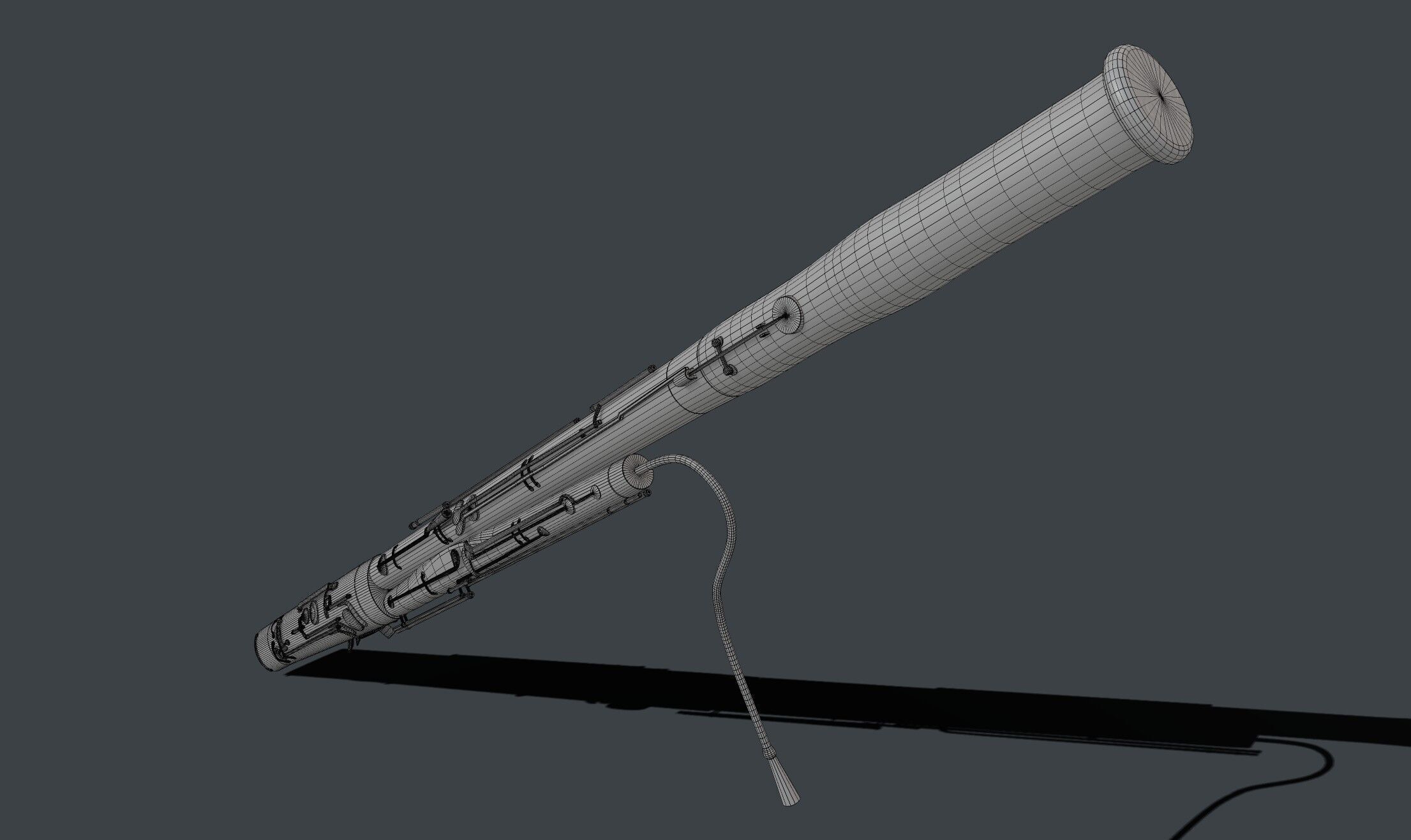 Bassoon 3D model_8
