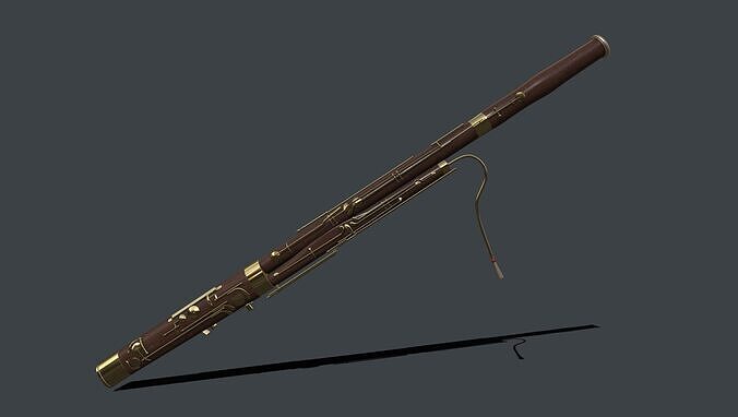 Bassoon 3D model