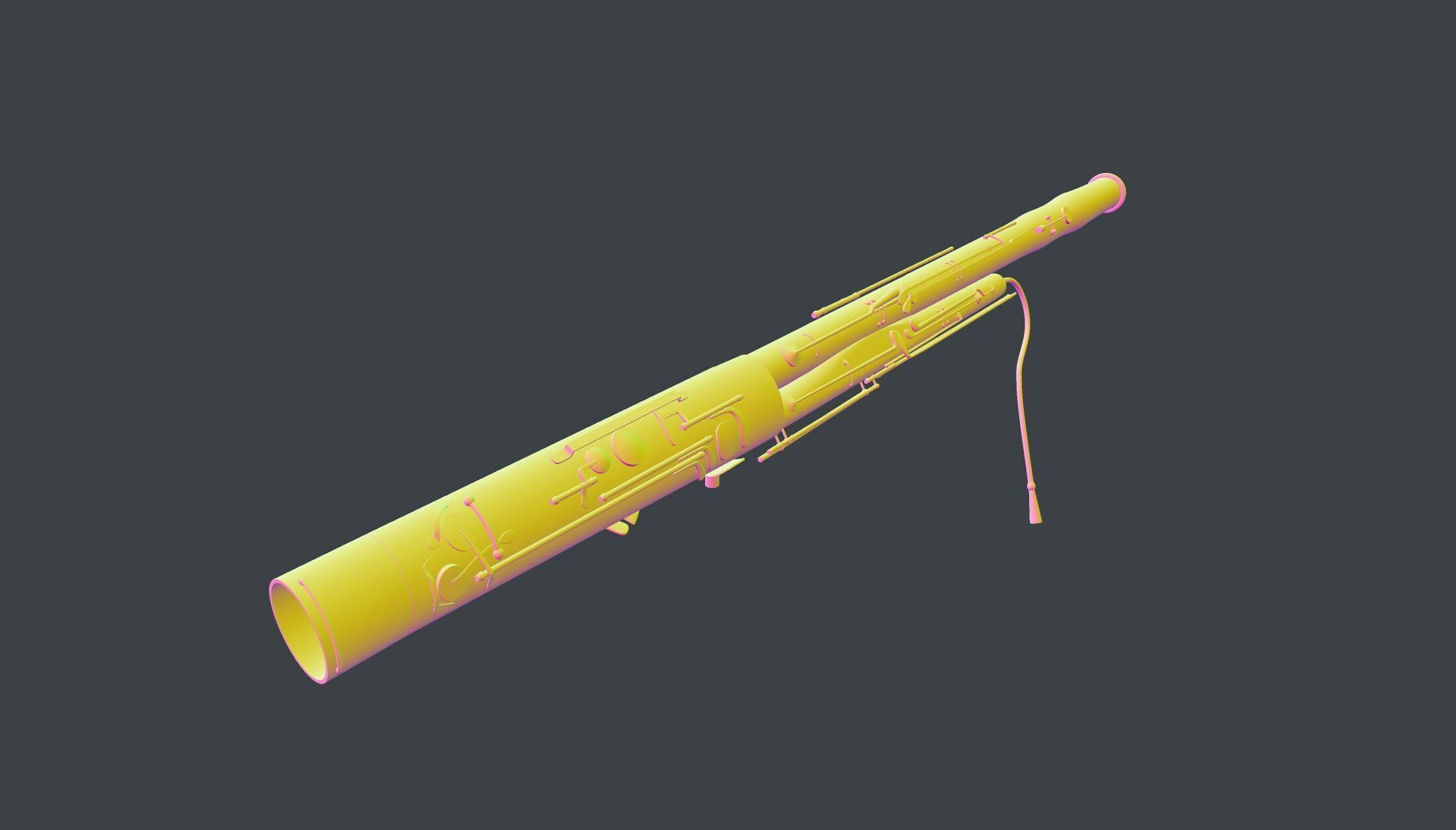 Bassoon 3D model_10