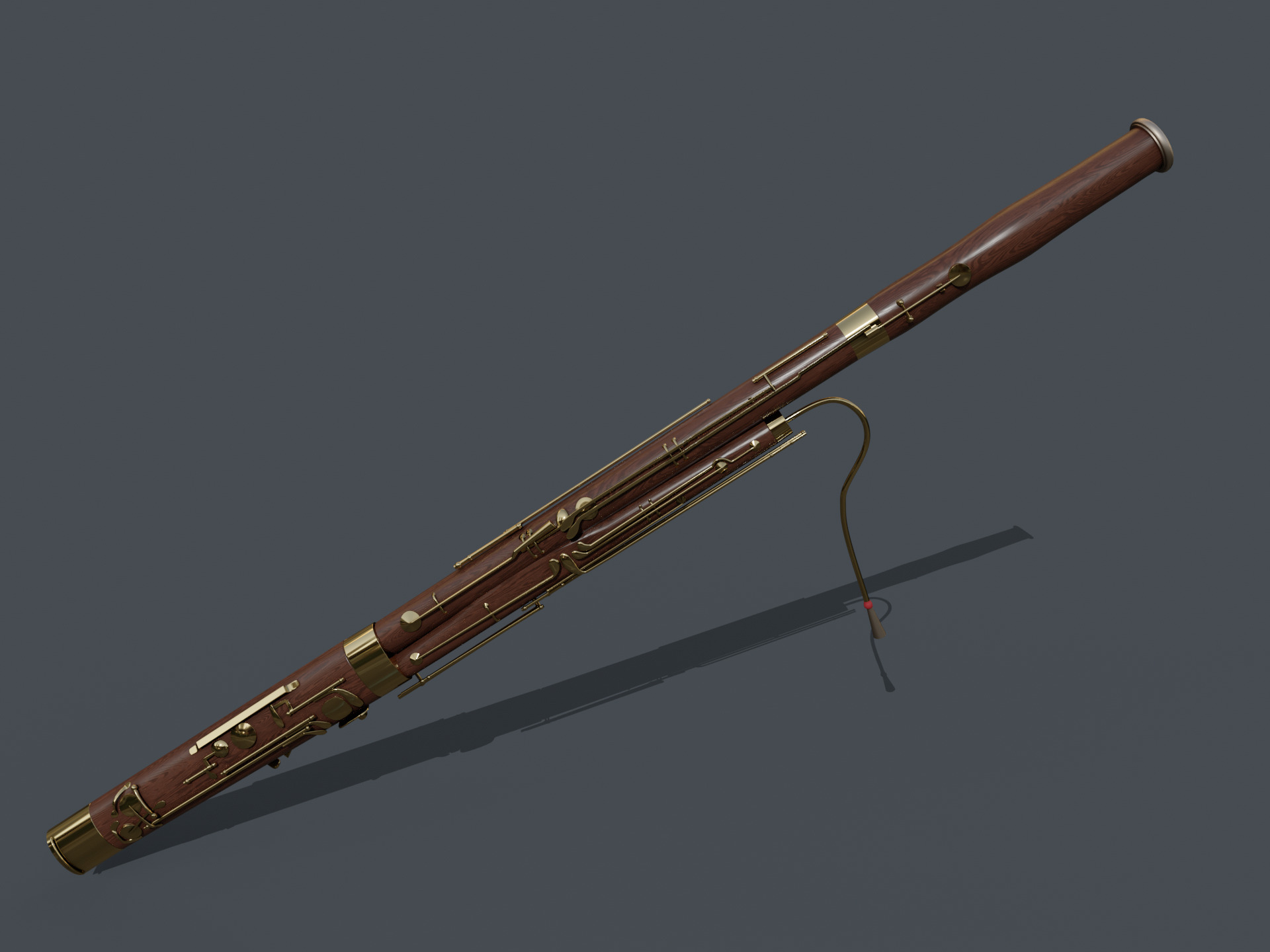 Bassoon 3D model_5