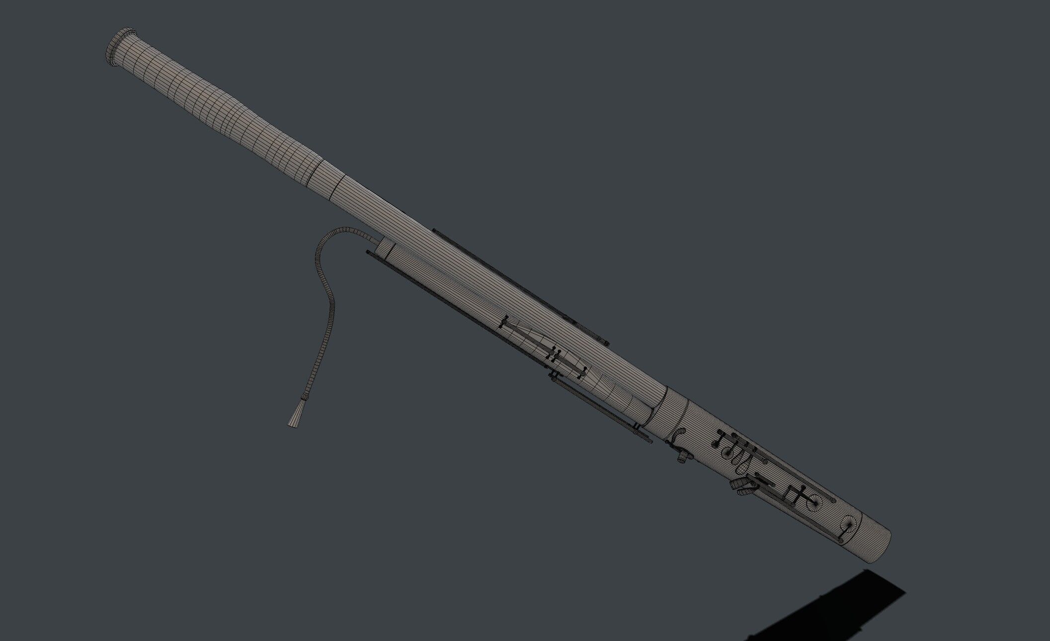 Bassoon 3D model_4