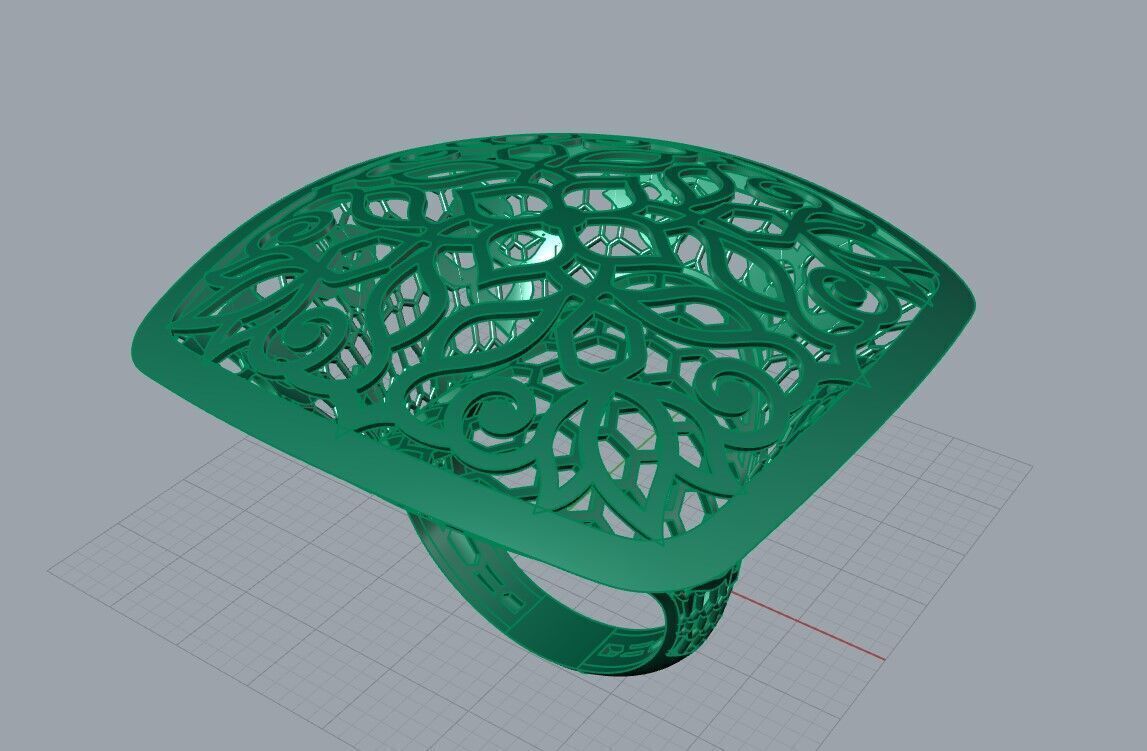 Umbrella Ring 3D print model_4