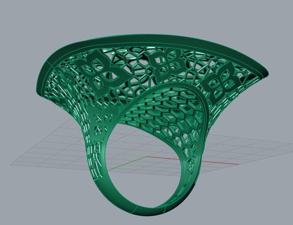 Umbrella Ring 3D print model_3