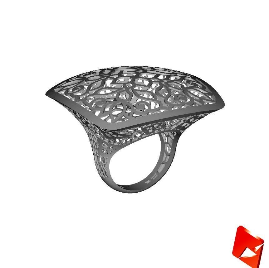 Umbrella Ring 3D print model_7