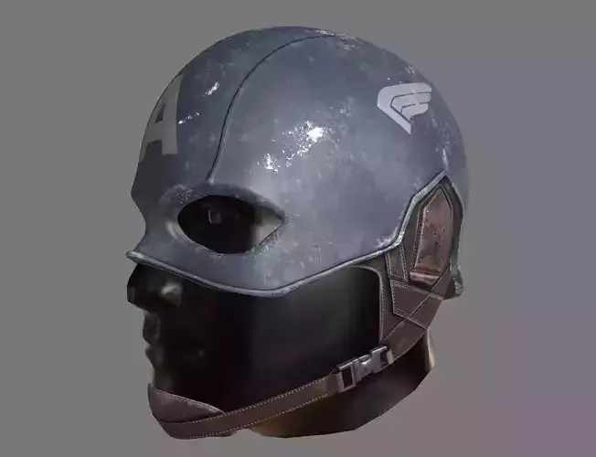 Captain America Helmet PBR