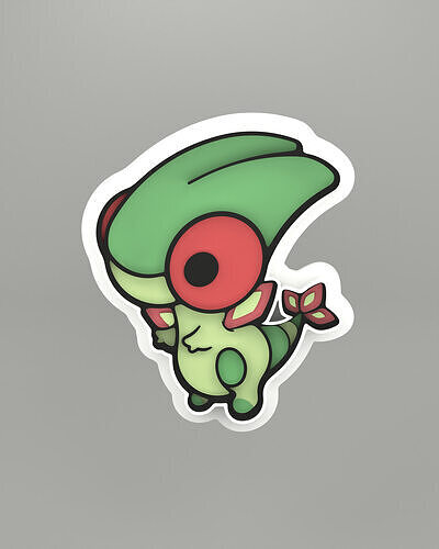 Flygon Pokemon Cookie cutter 3D print model