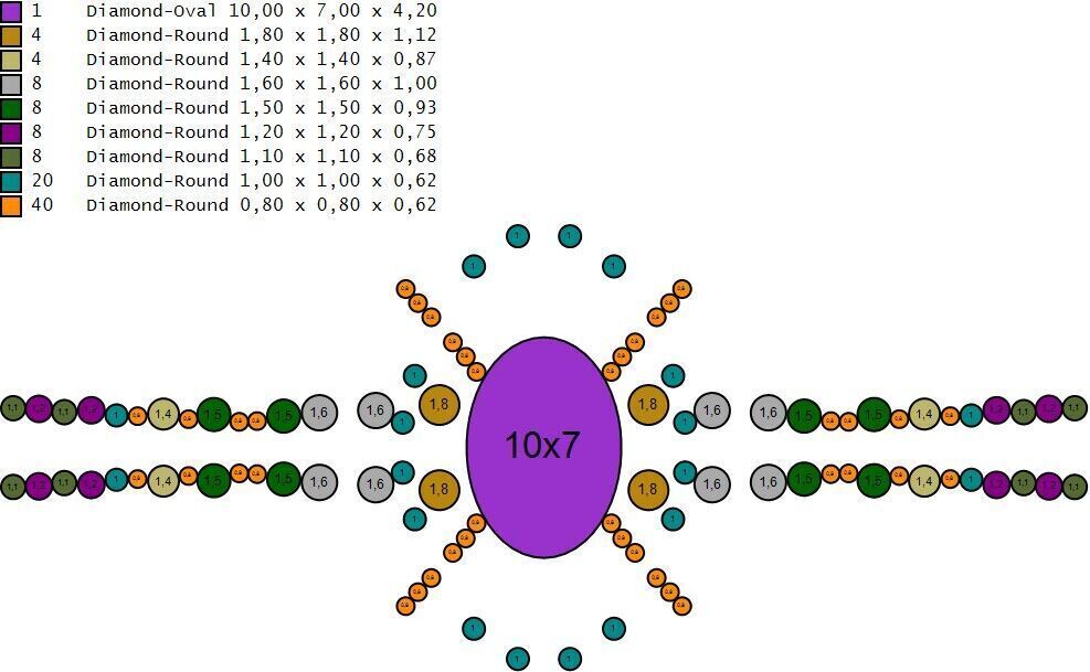 Gold N1406 3D print model_5