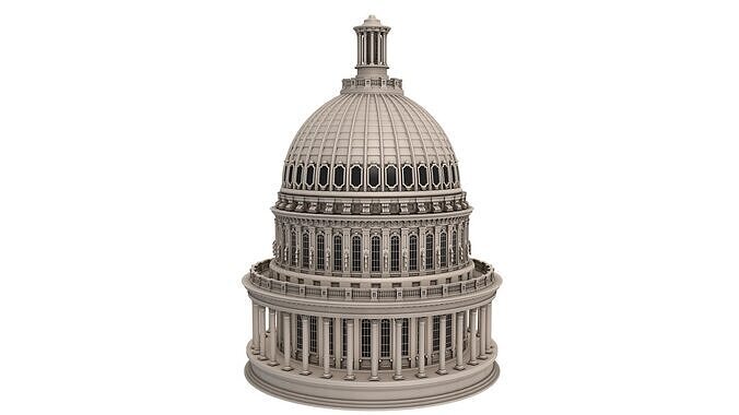 United States Capitol 3D model