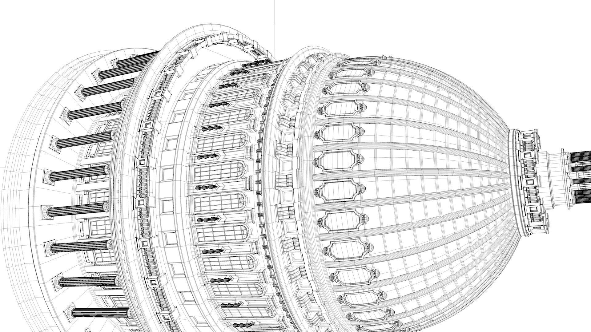 United States Capitol 3D model_6