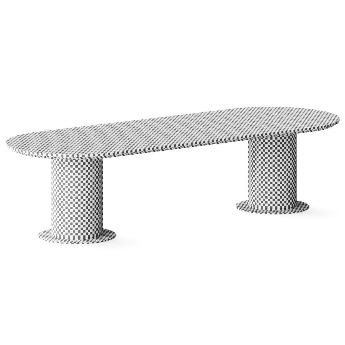 Vibieffe Circle Dining Table 3D model_2
