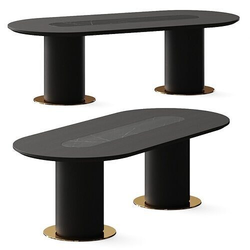 Vibieffe Circle Dining Table 3D model