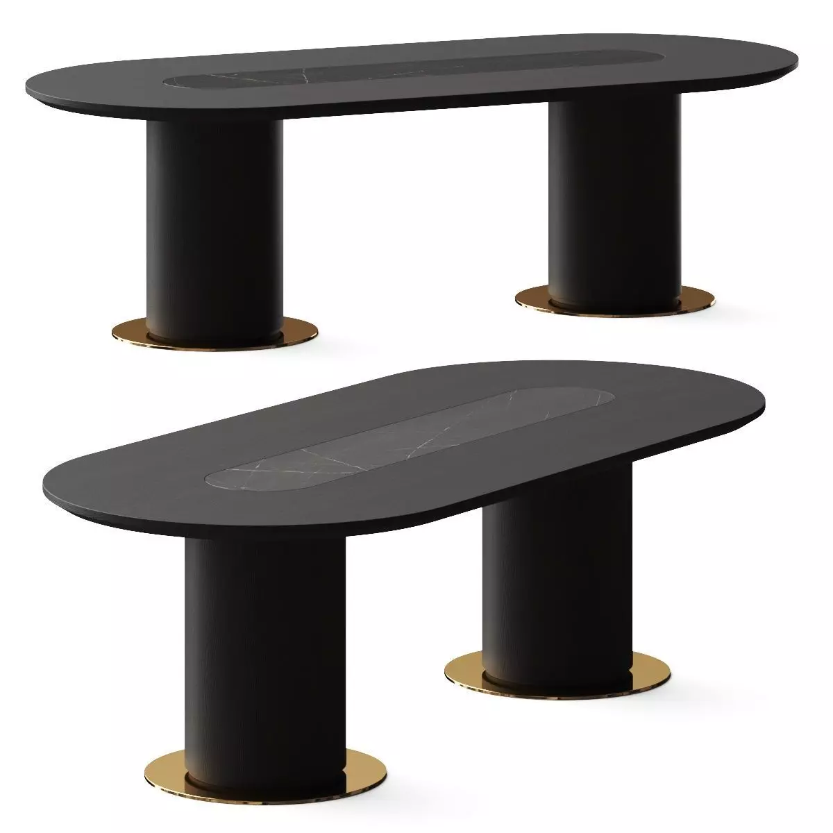 Vibieffe Circle Dining Table 3D model_0