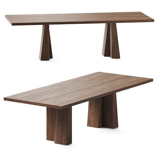 Van Rossum Eli Dining Table 3D model
