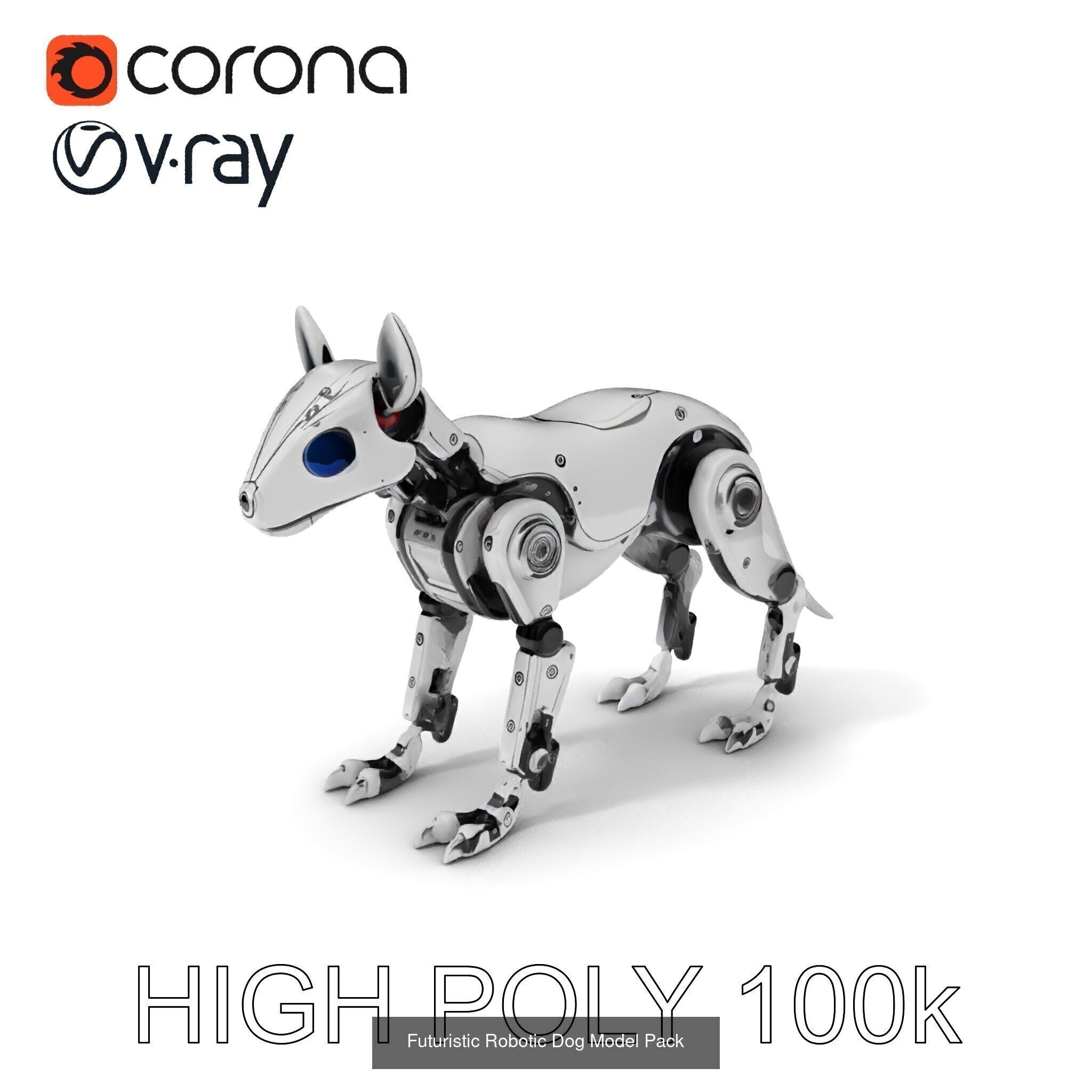 Robotic Animal Companions Pack 3D Model Collection_5