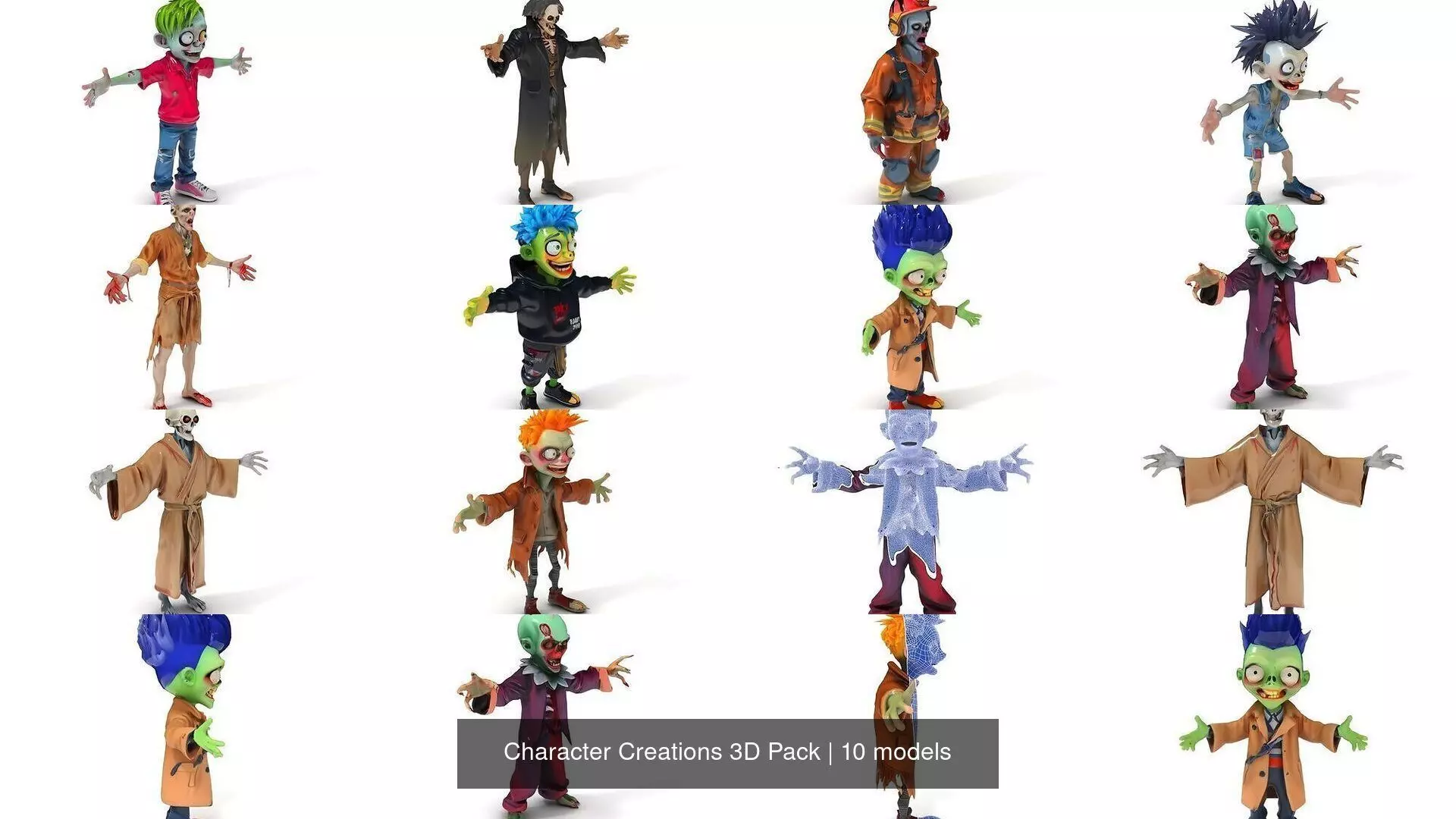 Character Creations 3D Pack 3D Model Collection_0