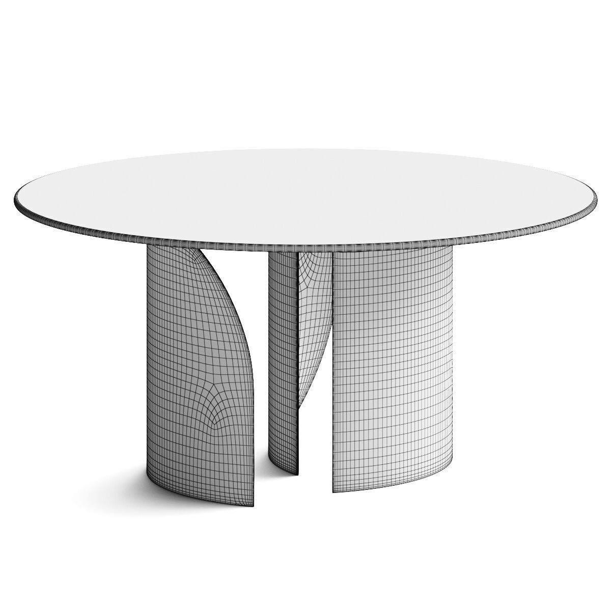 Naturedesign Sail Dining Table 3D model_3