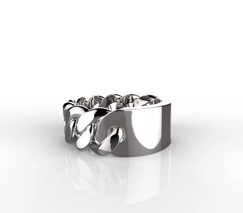 Unisex Ring 3D print model_0