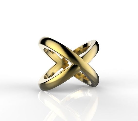 Fashion Ring 3D print model