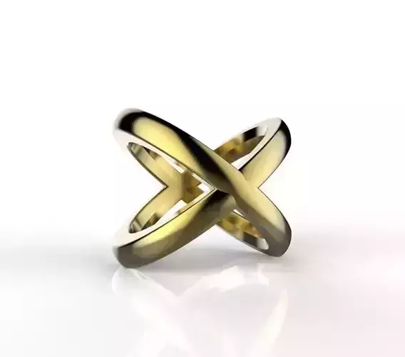 Fashion Ring 3D print model