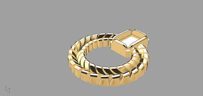 snaky earring  3D print model