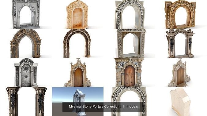 Mystical Stone Portals Collection 