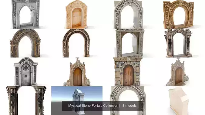 Mystical Stone Portals Collection 