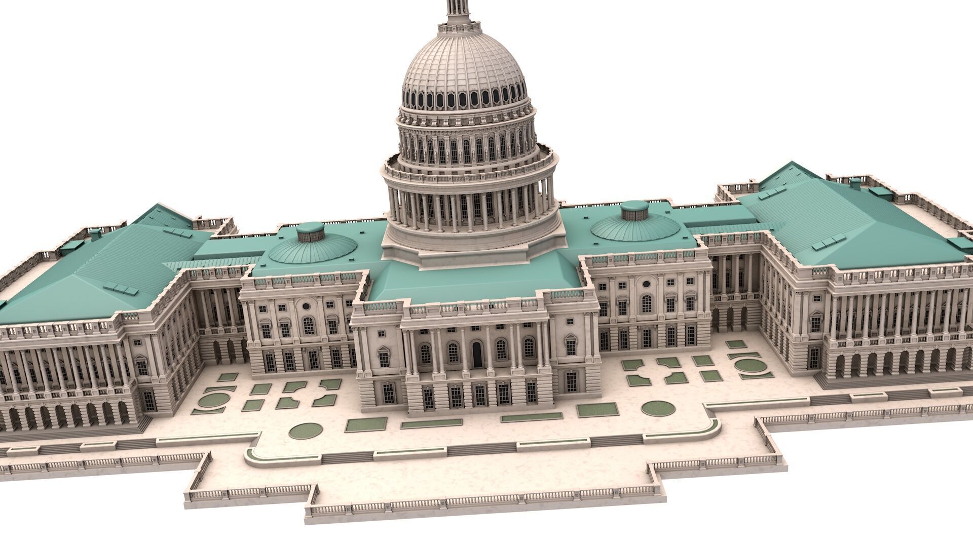 United States Capitol 3D model_4