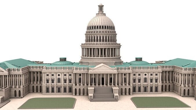 United States Capitol 3D model