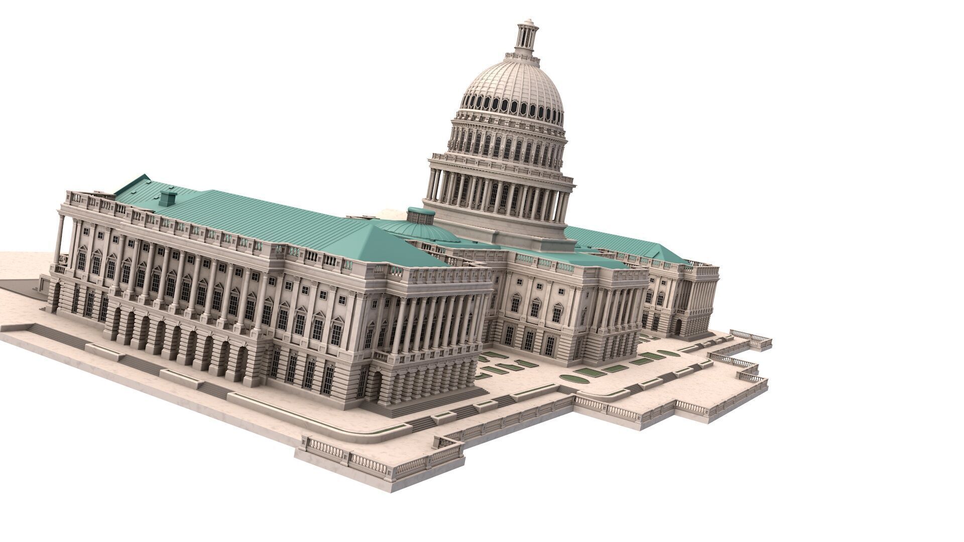 United States Capitol 3D model_7