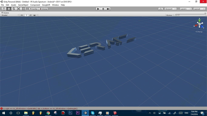 Keratz cerl logo on computer screen