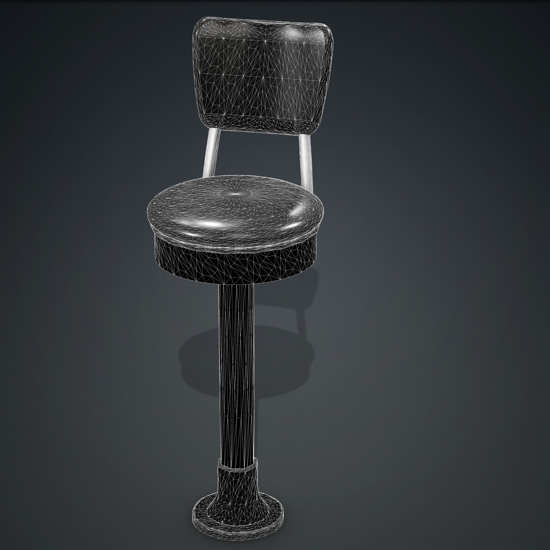 CHAIR FURNITURE HOME STL OBJ FBX 3D print model_9