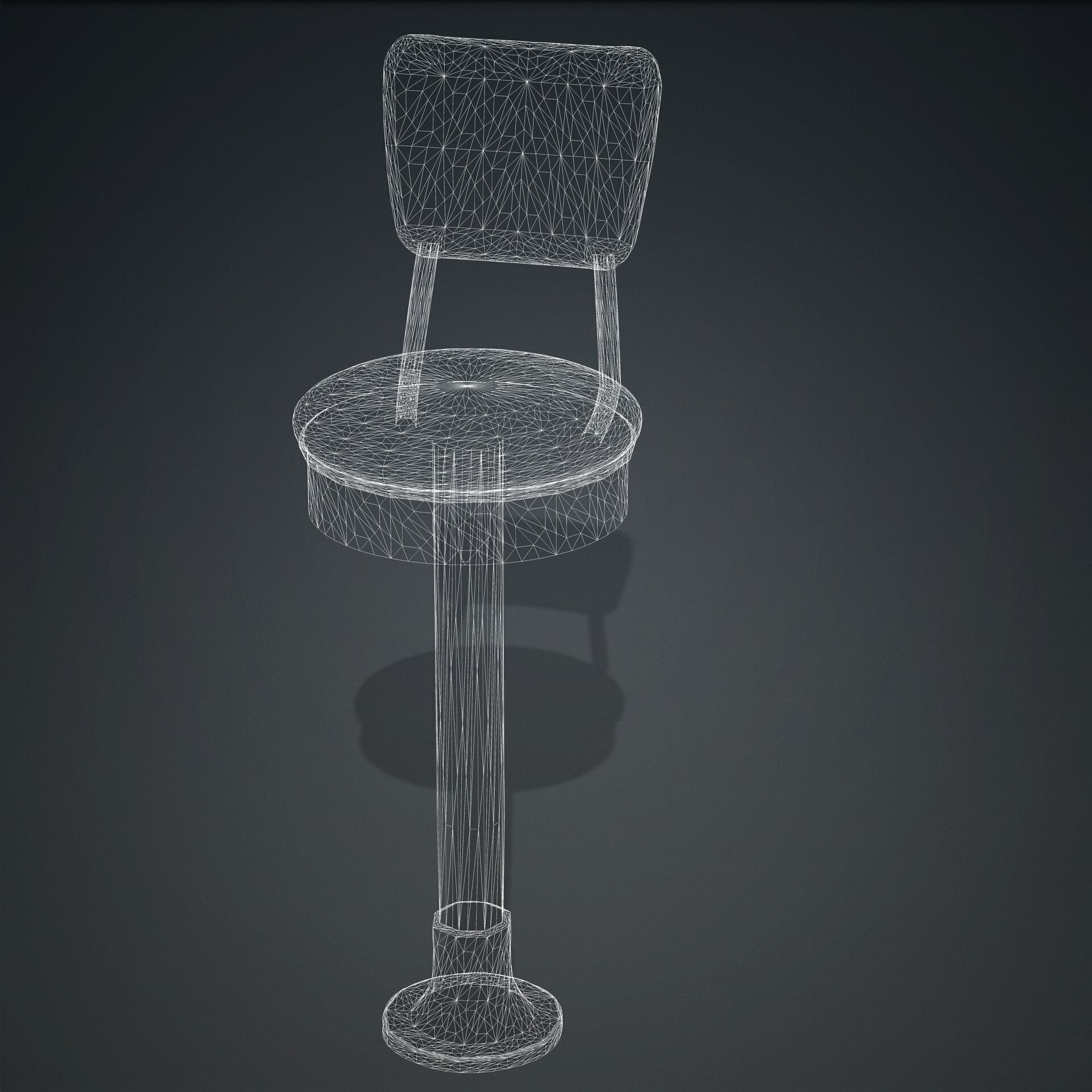 CHAIR FURNITURE HOME STL OBJ FBX 3D print model_11
