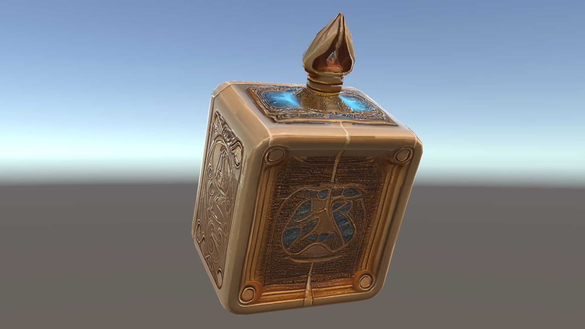 Mystical Artifact Model Pack with Glowing Elements Low-poly 3D model_34