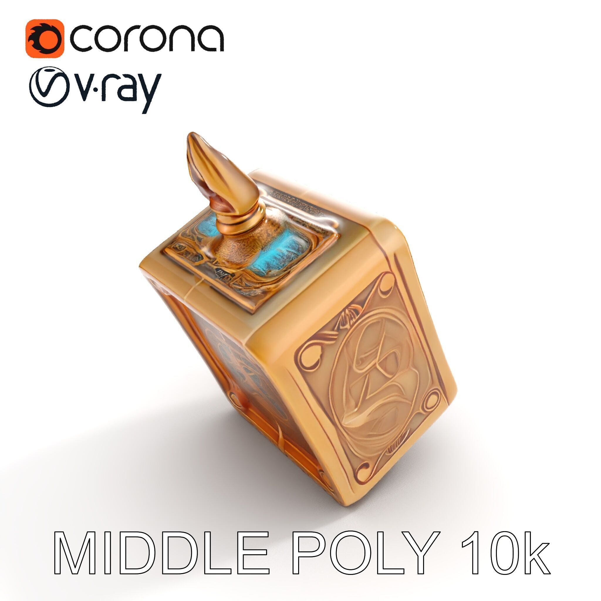 Mystical Artifact Model Pack with Glowing Elements Low-poly 3D model_8