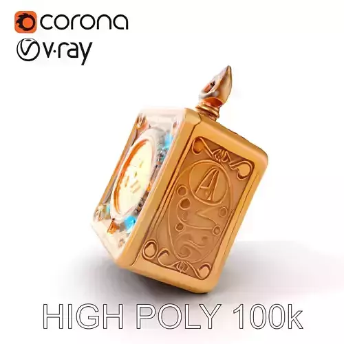 Mystical Artifact Model Pack with Glowing Elements Low-poly 3D model