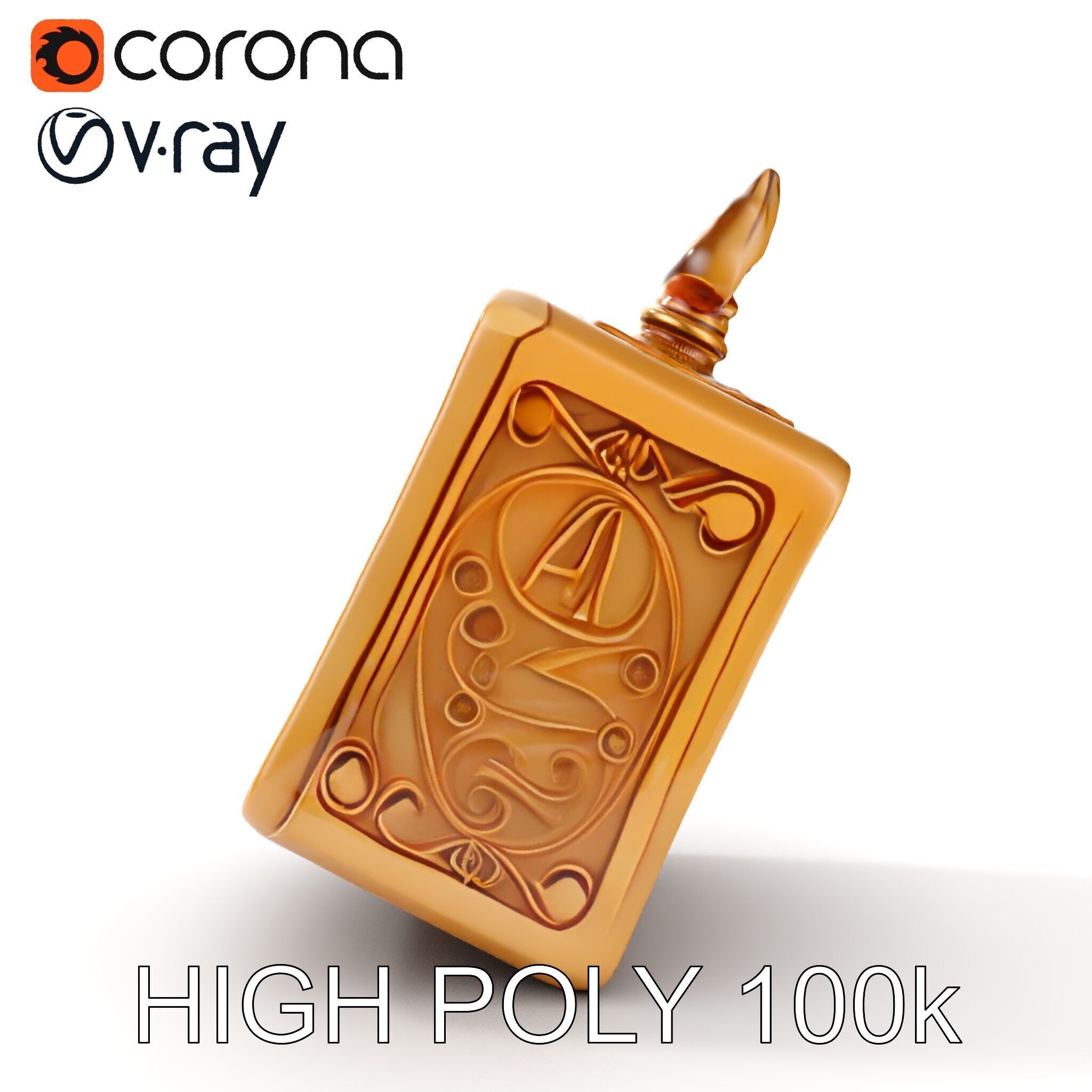 Mystical Artifact Model Pack with Glowing Elements Low-poly 3D model_13