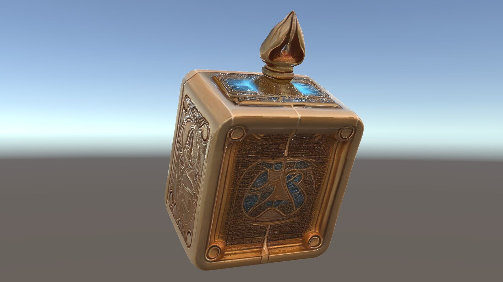 Mystical Artifact Model Pack with Glowing Elements Low-poly 3D model_33