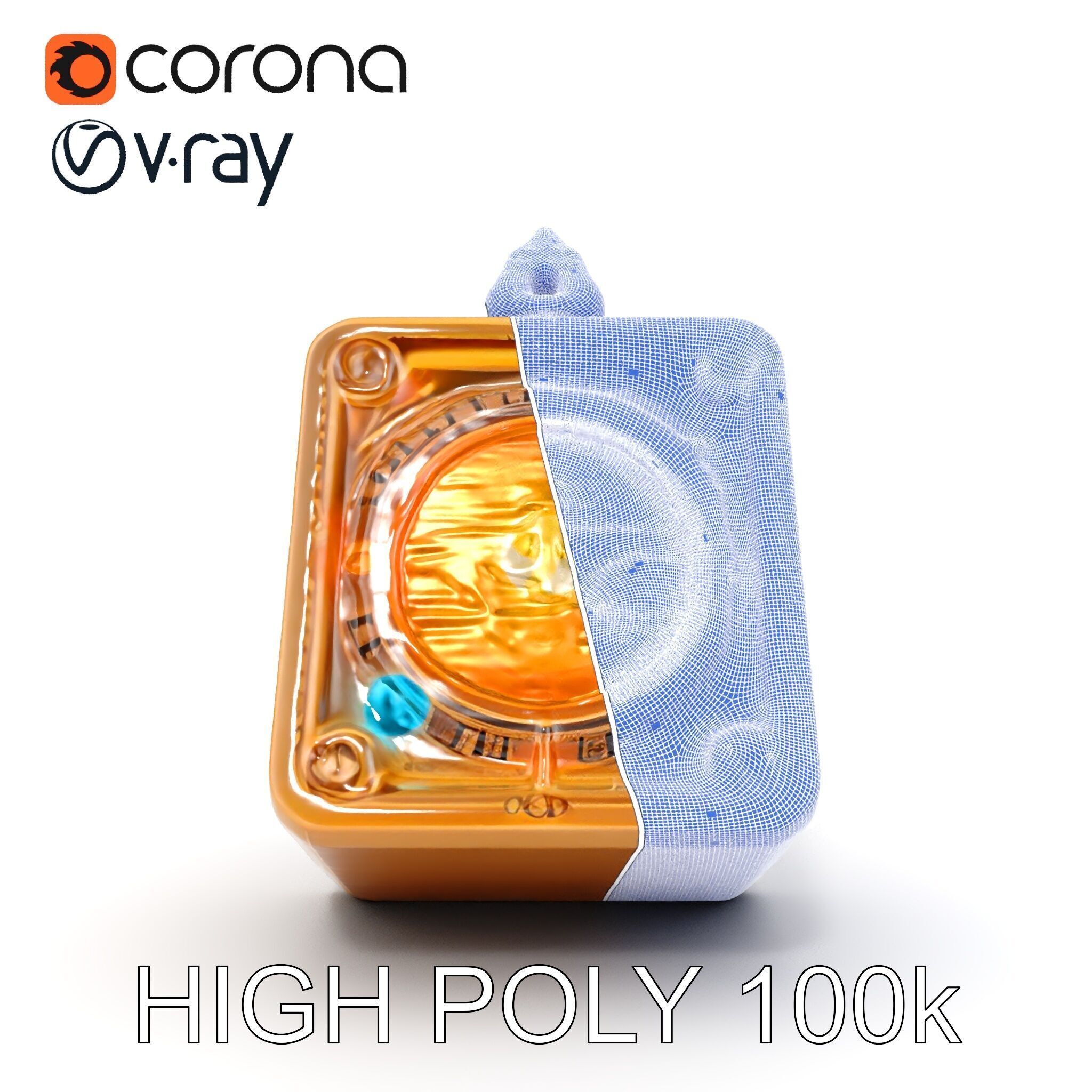 Mystical Artifact Model Pack with Glowing Elements Low-poly 3D model_29