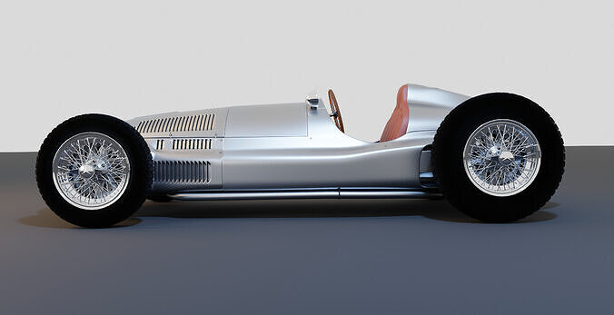 Mercedes-Benz W165 1939 Realistic of Classic Grand Prix Car 3D model