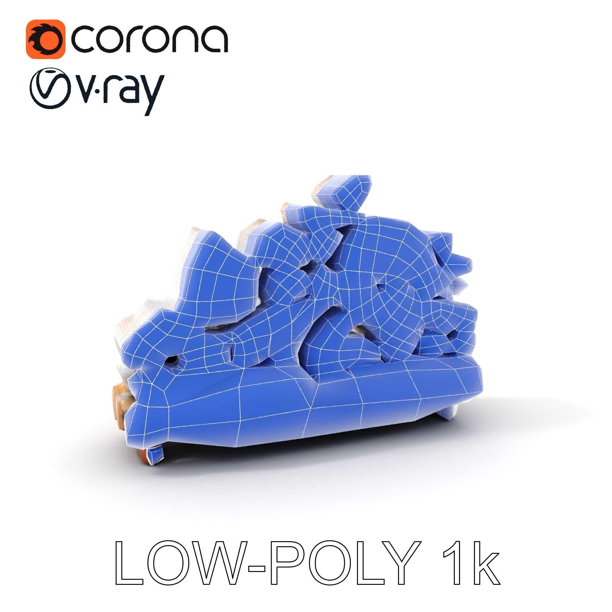 Realistic Firewood Stack Model Pack Low-poly 3D model_17