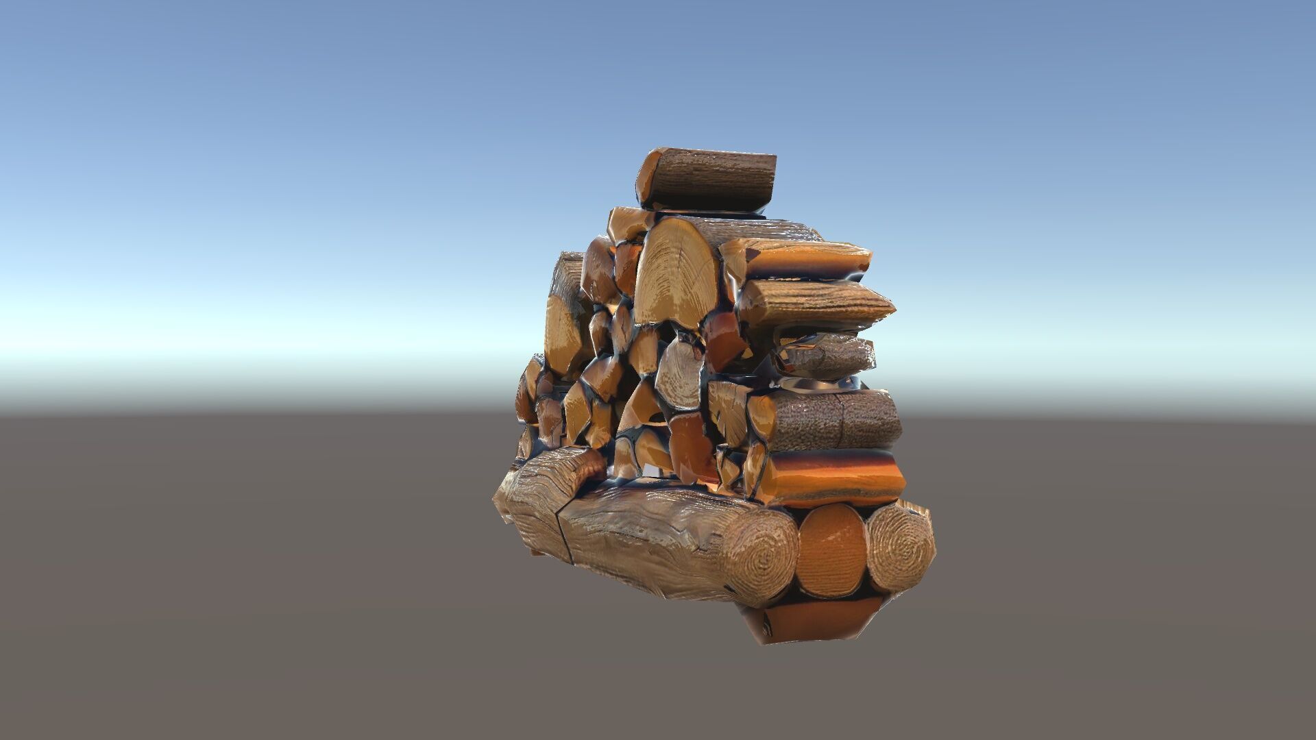 Realistic Firewood Stack Model Pack Low-poly 3D model_34