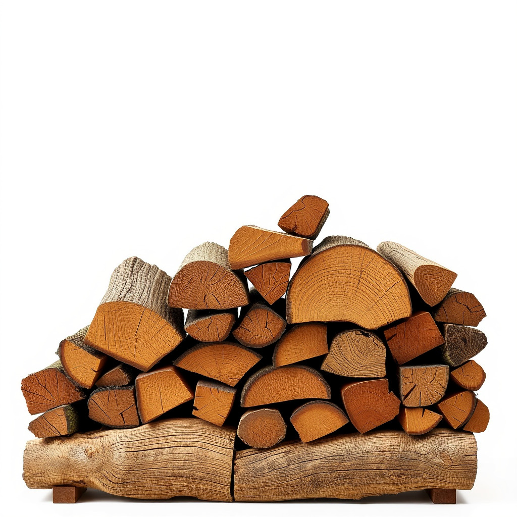 Realistic Firewood Stack Model Pack Low-poly 3D model_2