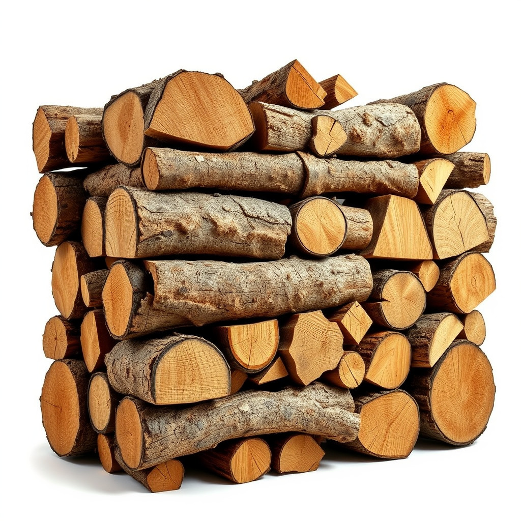Realistic Firewood Stack Model Pack for D Projects Low-poly 3D model_2