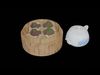 Chinese breakfast food beef ball and meatball Dim sum Low-poly 3D model_1