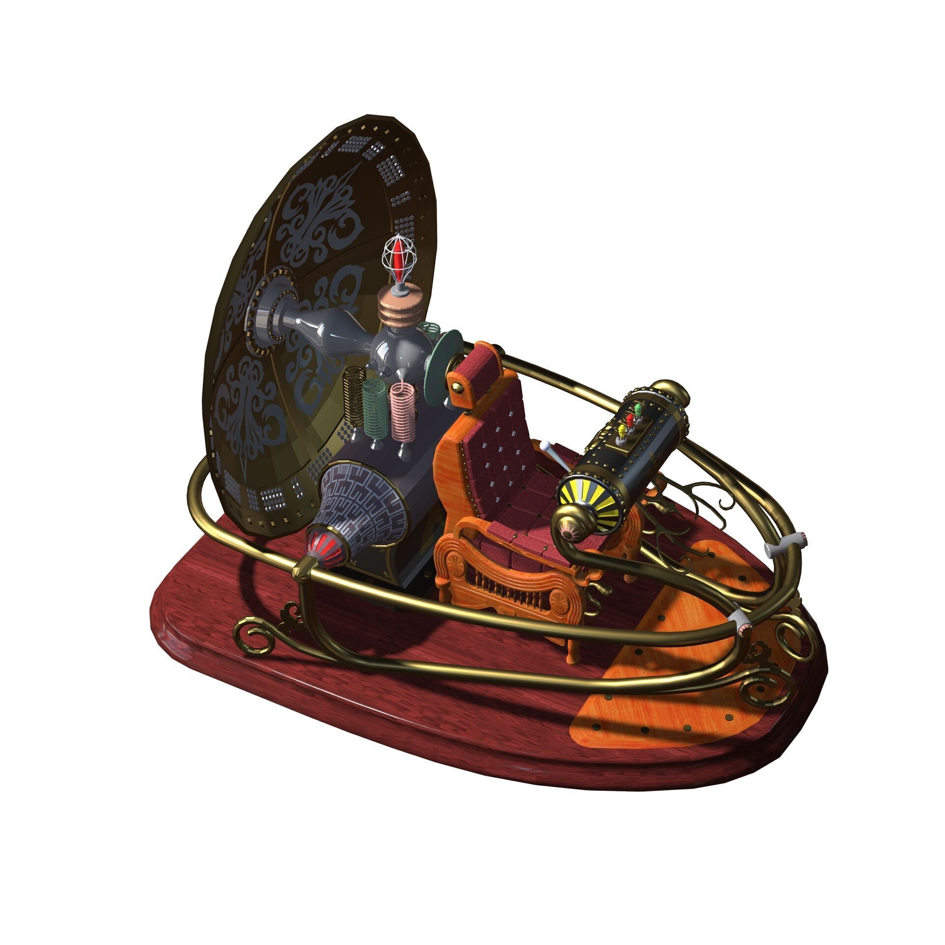 Time Machine 3D print model_13