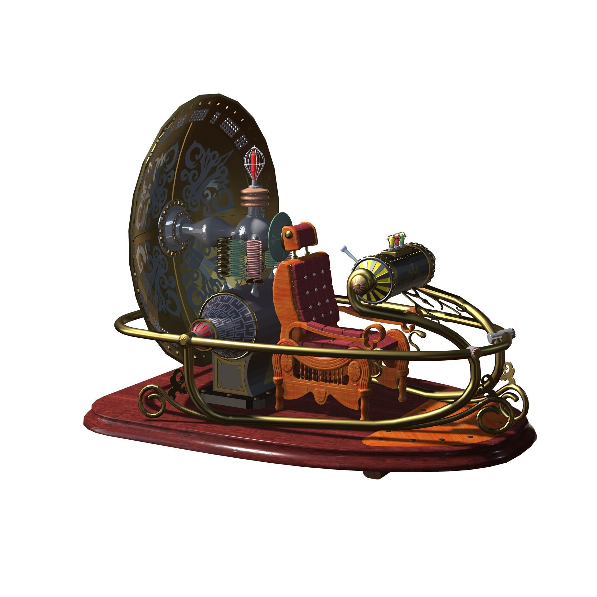 Time Machine 3D print model_3