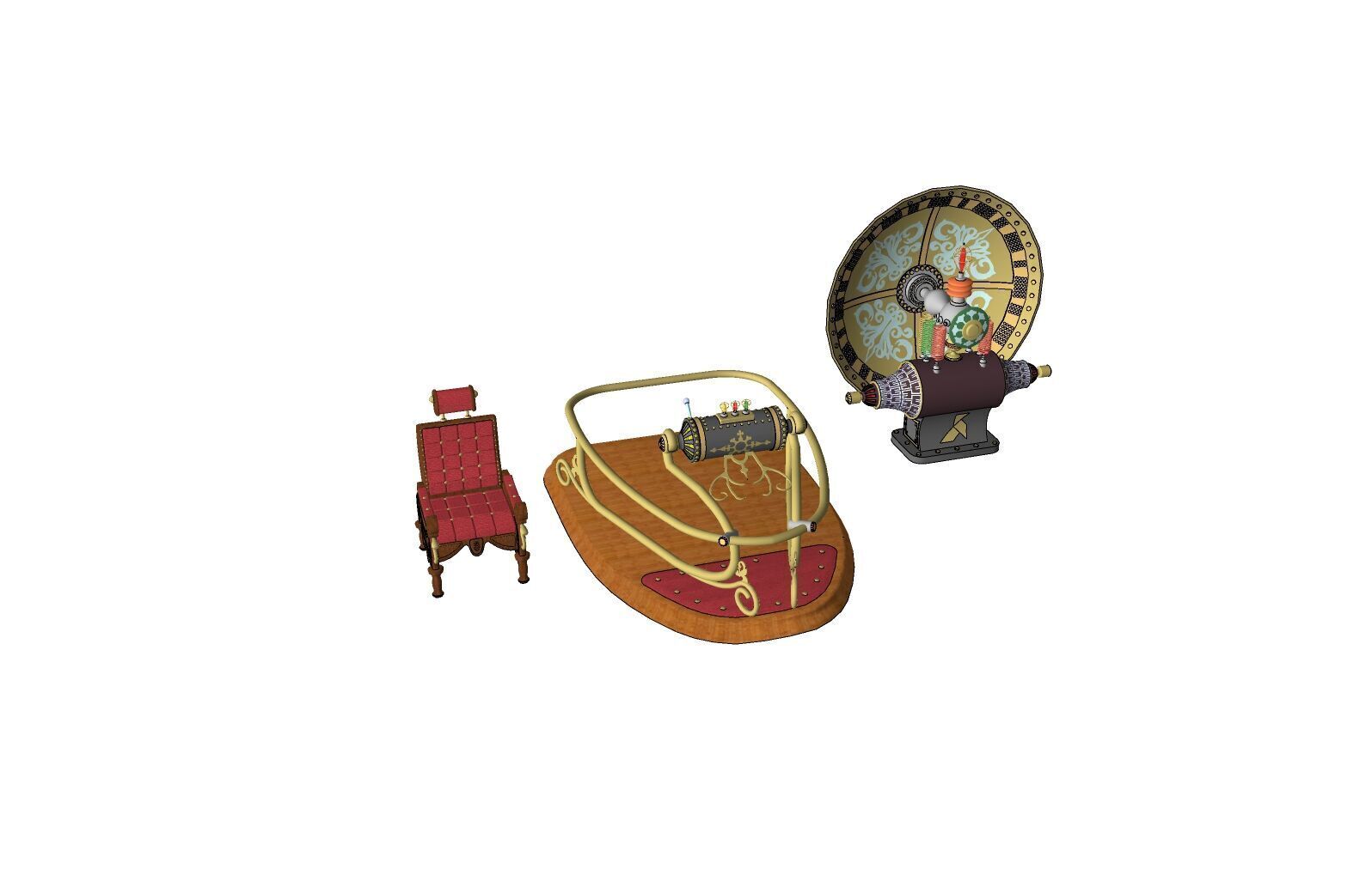 Time Machine 3D print model_2