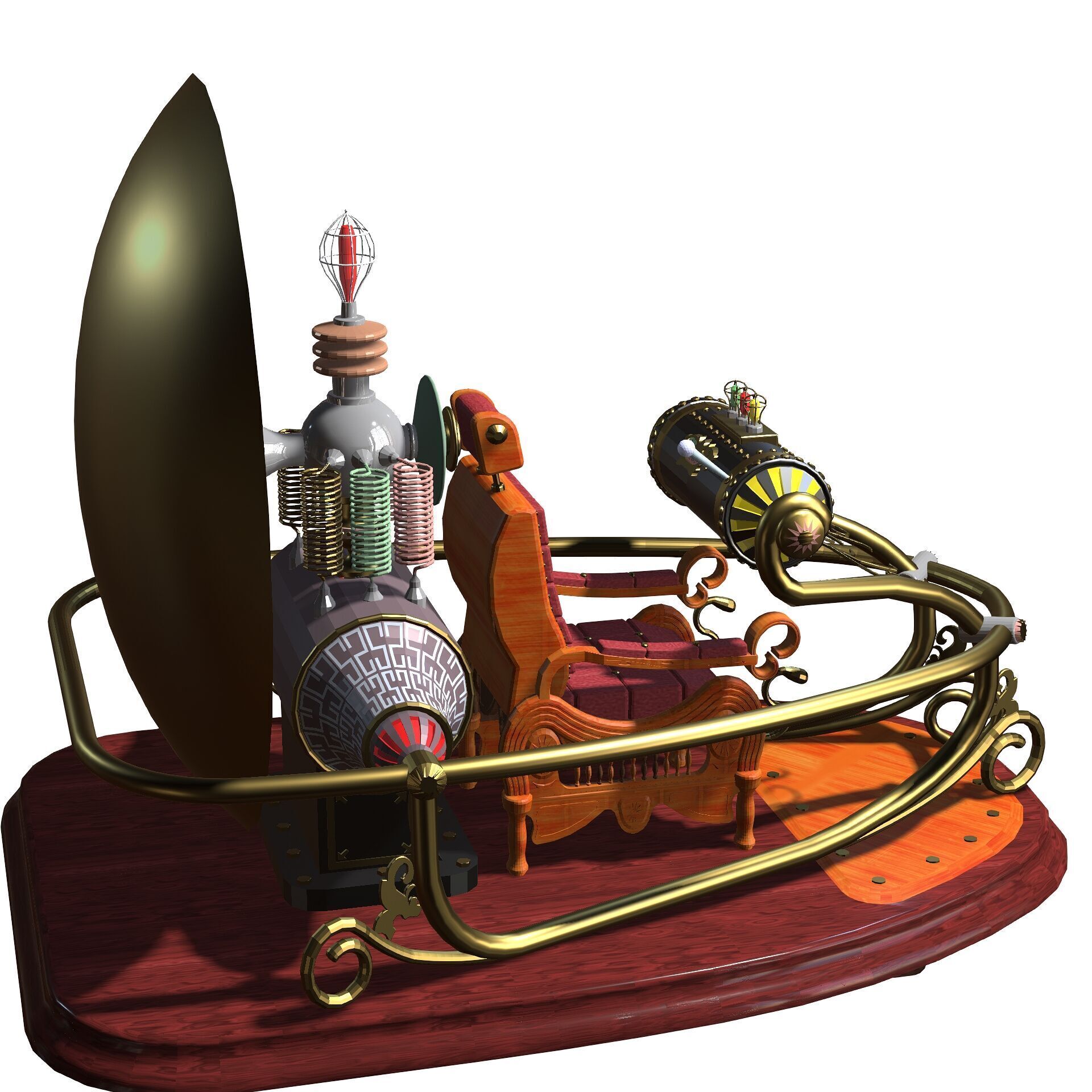 Time Machine 3D print model_16