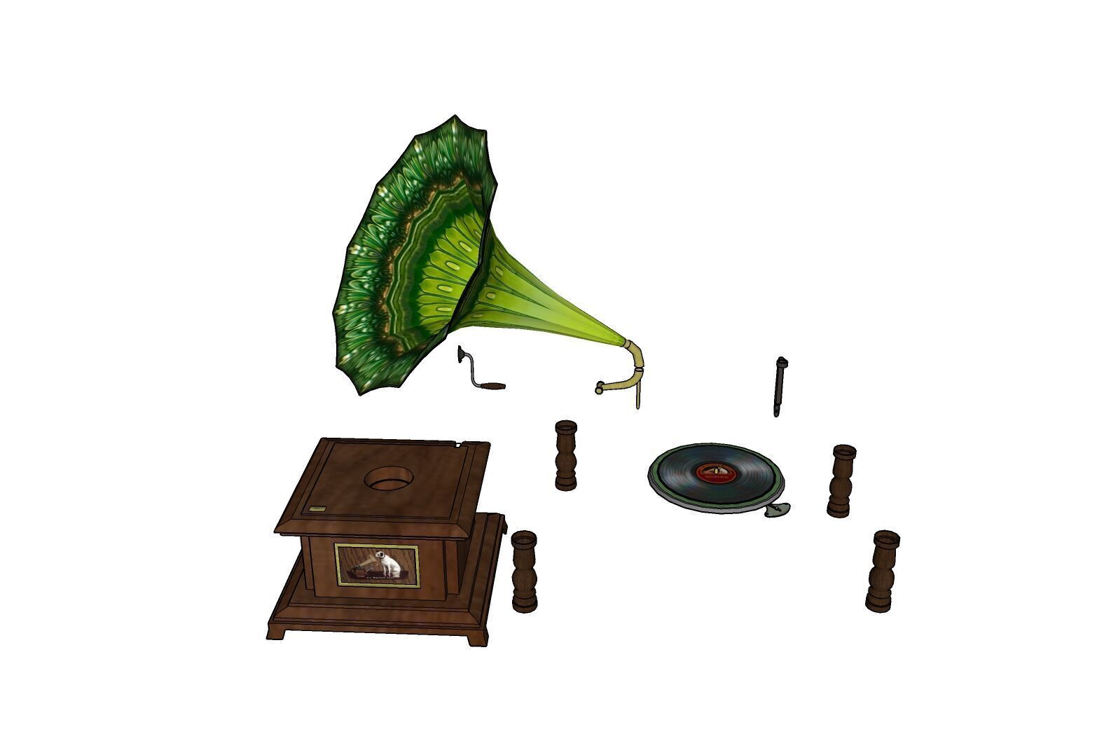 RADIO MEGAPHONE AUDIO 3D print model_1