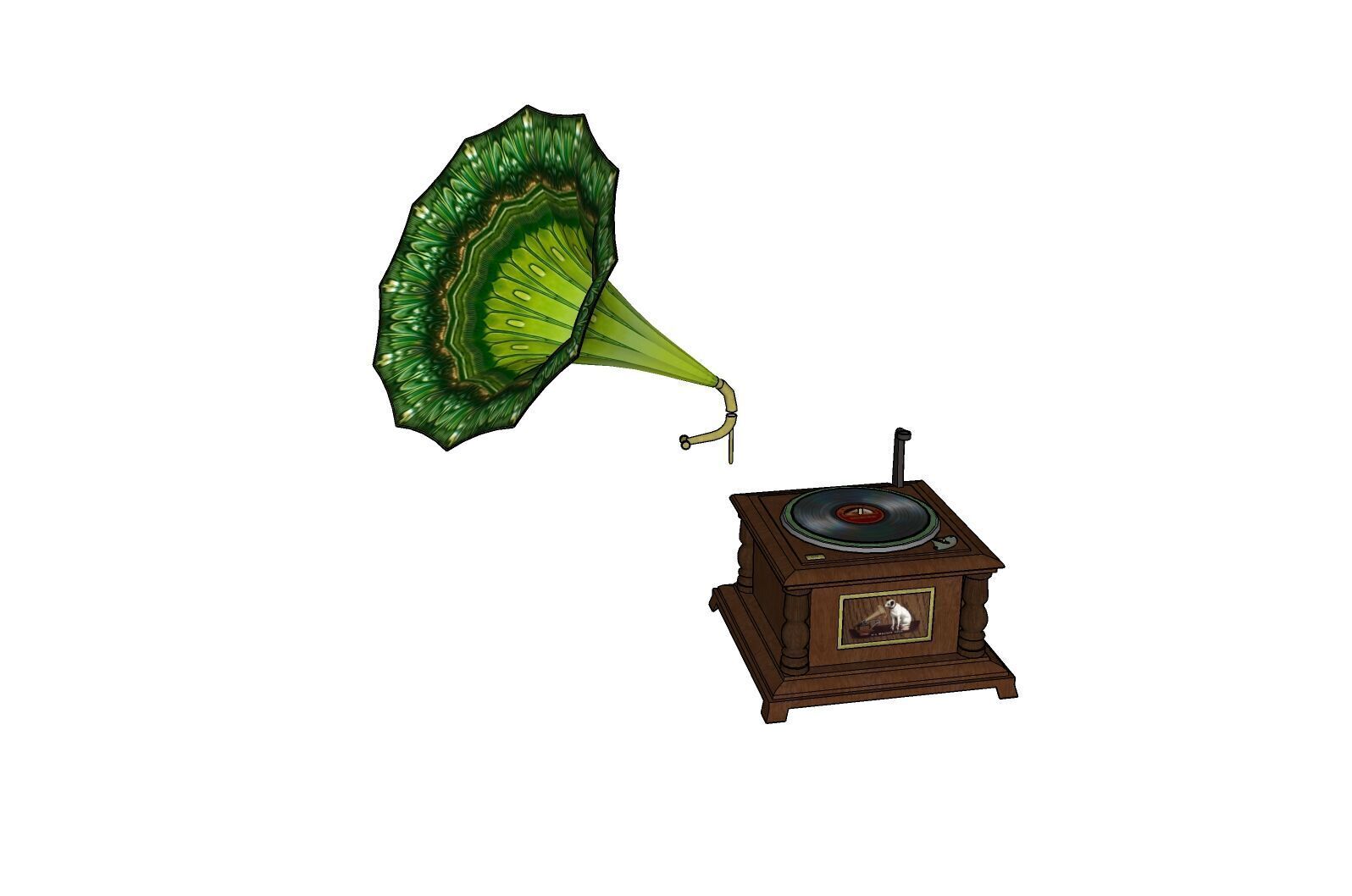 RADIO MEGAPHONE AUDIO 3D print model_3